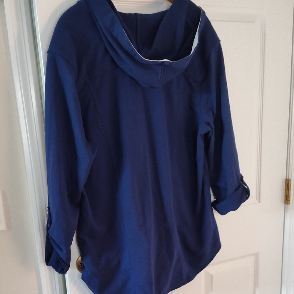 Susan Graver Navy Blue Garment - Picture 6 of 6